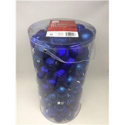 Home Accents Holiday 101 Piece Blue Shatter Resistant Ornaments