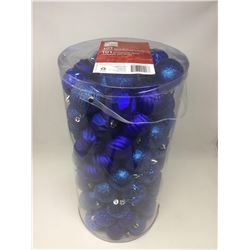 Home Accents Holiday 101 Piece Blue Shatter Resistant Ornaments