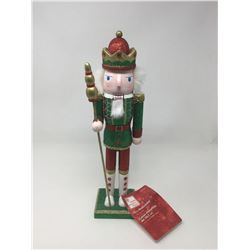 Home Accents Holiday 15inch Nutcracker-Green