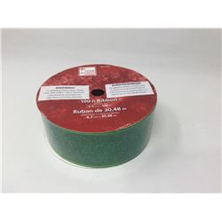 100 ft. Ribbon- Green Sparkle