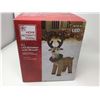 Image 1 : 6ft LED Reindeer with Wreath