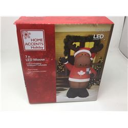 7 ft. LED Moose Inflatable
