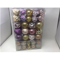 80 Piece Shatter Resistant Ornaments