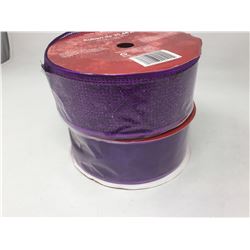 Lot of Purple Ribbon (2 x 100ft)