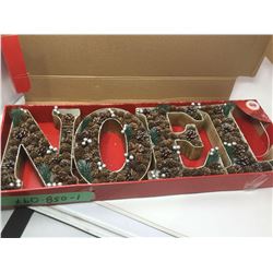 Noel Light up Sign Decor