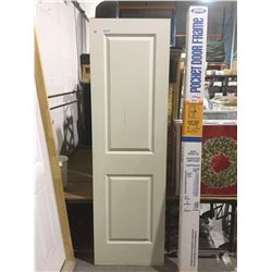 White 18" interior door slab