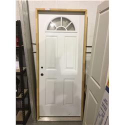 Prehung34" door with window lite