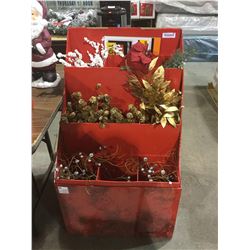 Holiday Decorations w/ Display