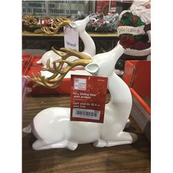 Home Accents 12" Sitting Deer w/ Antlers