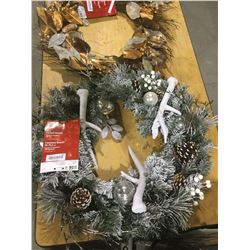 Home Accents Holiday 30" Flocked Wreath