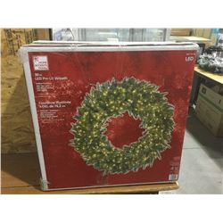 Home Accents Holiday 30" LED Pre-Lit Wreath