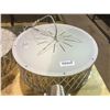 Image 1 : Silver & Crystal handing light fixture