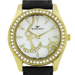 Swarovski Crystal Bezel Nautical Ladies Watch