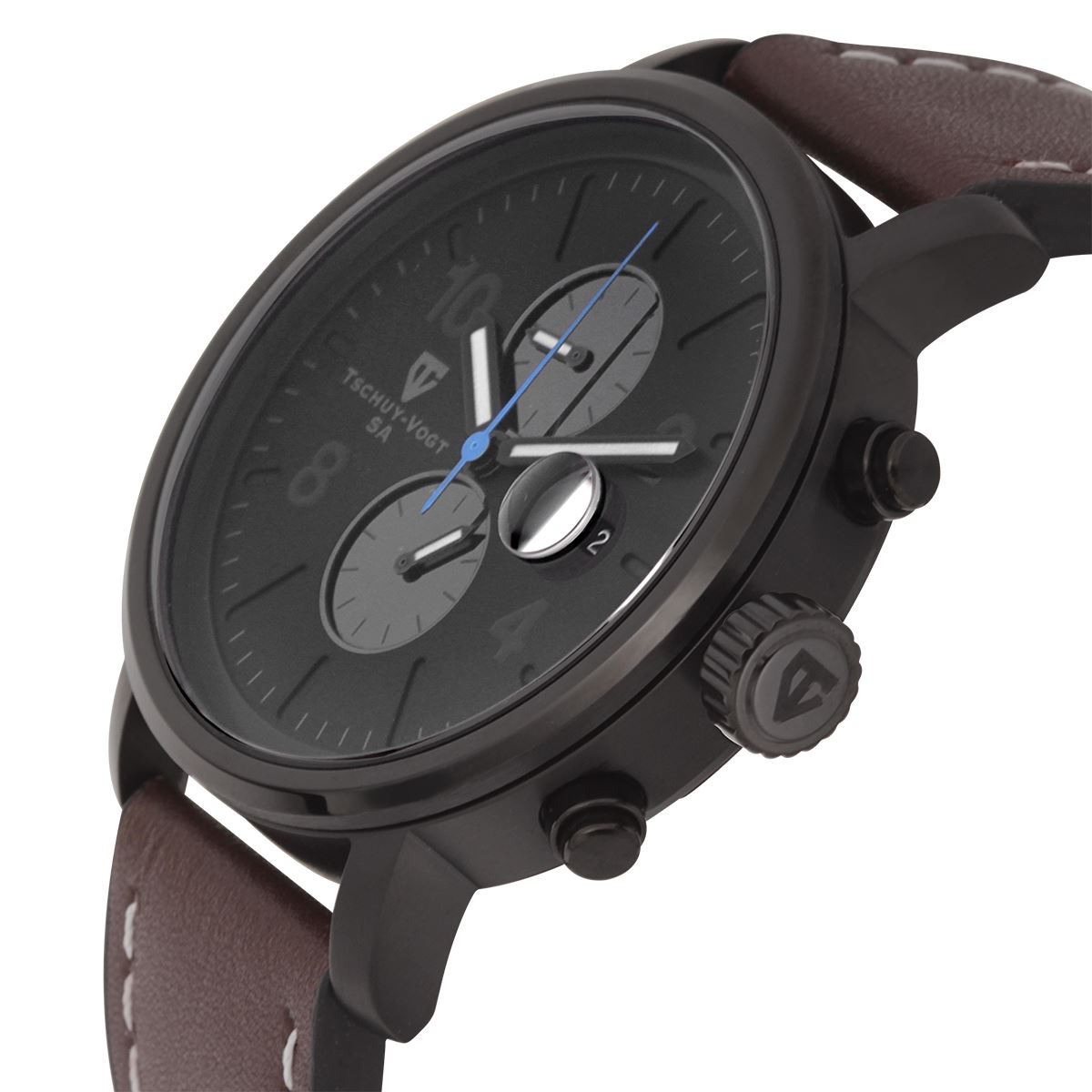 Montre Chronographe Suisse Tschuy-Vogt A15 Crusader Pour Homme - Élégance Et Performance