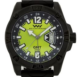 Weil & Harburg Leade Men's Swiss Made GMT Watch