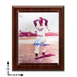 Ralph Branca Dodgers Signed 8x10 Plaque GFA