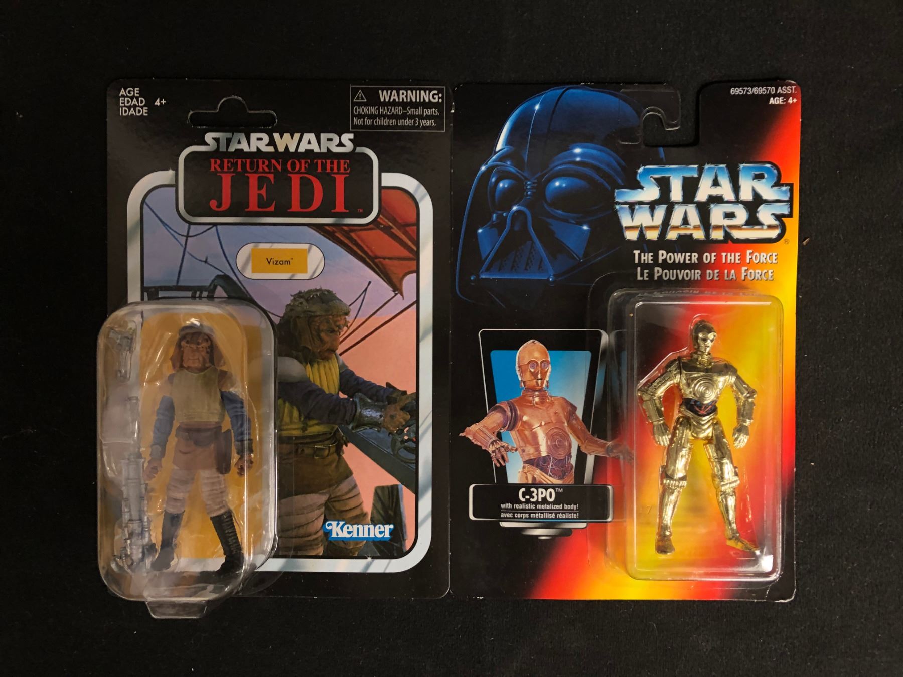 Star Wars Action Figure Lot Vizam C 3po