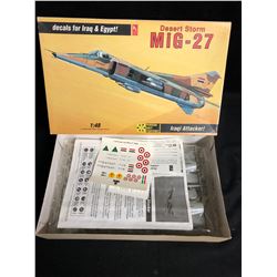 Desert Storm MiG-27 Iraqi Attacker Unbuilt Model Hobby Craft 1/48