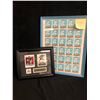 Image 1 : FRAMED SPORTS CARDS LOT (SIDNEY CROSBY/ BIG LEAGUE CHEWING GUM PRINT LOU GEHRIG)