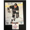 Image 1 : WAYNE GRETZKY SIGNED 8X10 HOCKEY PHOTO (GLOBAL AUTHENTICS COA)