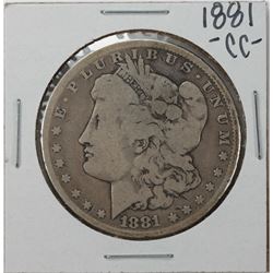 1881-CC $1 Morgan Silver Dollar Coin