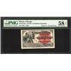 Image 1 : 1893 World's Columbian Exposition Ticket Chief PMG Choice About Uncirculated 58EPQ