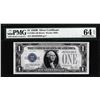 Image 1 : 1928B $1 Funnyback Silver Certificate Note Fr.1602 PMG Choice Uncirculated 64EPQ