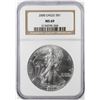 Image 1 : 2000 $1 American Silver Eagle Coin NGC MS69