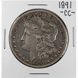 1891-CC $1 Morgan Silver Dollar Coin