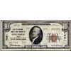 Image 1 : 1929 Type II $10 NB of Columbus, OH CH# 7621 National Currency Note