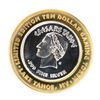 Image 2 : .999 Silver Caesars Palace Lake Tahoe, NV $10 Casino Limited Edition Gaming Token