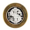 Image 2 : .999 Silver The Delta Saloon Nevada $10 Casino Limited Edition Gaming Token