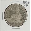 Image 1 : 1874-S $1 Trade Silver Dollar Coin