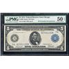 Image 1 : Rare 1914 $5/10 Double Denomination Federal Reserve Note PMG About Uncirculated 50EPQ