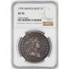 Image 1 : 1795 $ Draped Bust Silver Dollar Coin NGC XF45
