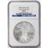 Image 1 : 2006 $1 American Silver Eagle Coin NGC MS69 Early Releases
