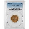 Image 1 : 1891-CC $5 Liberty Head Half Eagle Gold Coin PCGS AU50