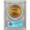 Image 2 : 1922 $20 St. Gaudens Double Eagle Gold Coin PCGS MS63
