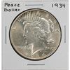 Image 1 : 1934 $1 Peace Silver  Dollar Coin