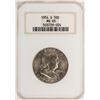 Image 1 : 1954-S Franklin Half Dollar Coin NGC MS65