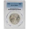 Image 1 : 1943 Walking Liberty Half Dollar Coin PCGS MS64
