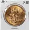 Image 1 : 1920 $20 St. Gaudens Double Eagle Gold Coin