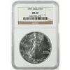 Image 1 : 1991 $1 American Silver Eagle Coin NGC MS69