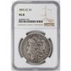 Image 1 : 1893-CC $1 Morgan Silver Dollar Coin NGC VG8