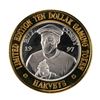 Image 1 : .999 Fine Silver Harveys Resort Lake Tahoe, Nevada $10 Limited Edition Gaming Token
