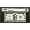Image 1 : 1953C $2 Legal Tender Note Fr.1512 PMG Gem Uncirculated 66EPQ