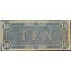 Image 2 : 1864 $10 Confederate States of America Note