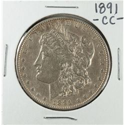 1891-CC $1 Morgan Silver Dollar Coin