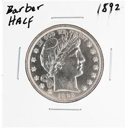 1892 Barber Half Dollar Coin