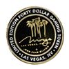 Image 2 : .999 Silver Mirage Las Vegas Nevada $40 Casino Limited Edition Gaming Token